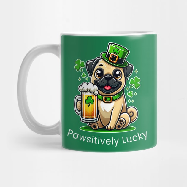 St. Patrick’s Day Pug by Luvv Designs